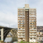 Flervåningsbyggnader i trä. Treet.