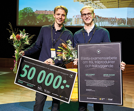 Bästa examensarbete inom träbyggande 2024