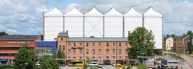 Sveriges första sjukhusbyggnad med trästomme