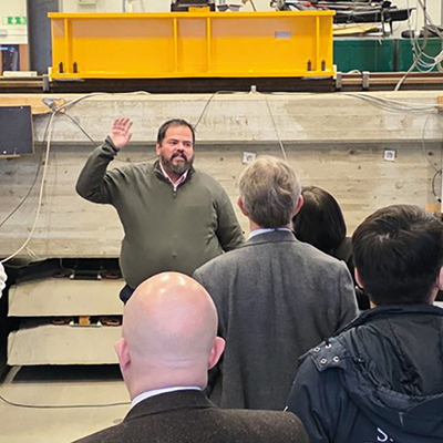 Lockade internationella forskare inom byggkonstruktion